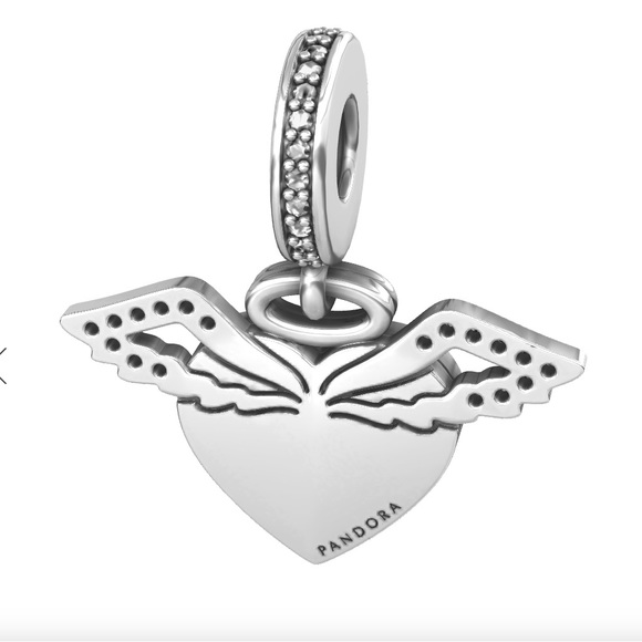 Silver necklace and charm from pandora - Picture 3 of 13